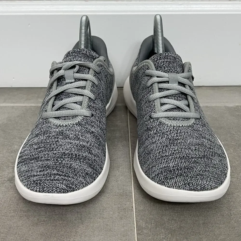 Kizik Madrid Eco Knit Mens 6.5/Womens 8 Gray Hands Free Comfort Sneaker Shoes - Picture 2 of 7